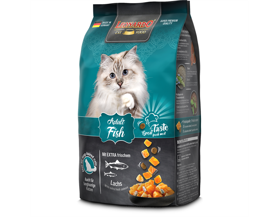 Bewital Cat Leonardo Dry Adult Fish 1,8 kg