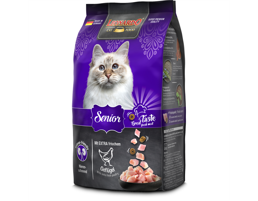 Bewital Cat Leonardo Dry Adult Senior 1,8 kg