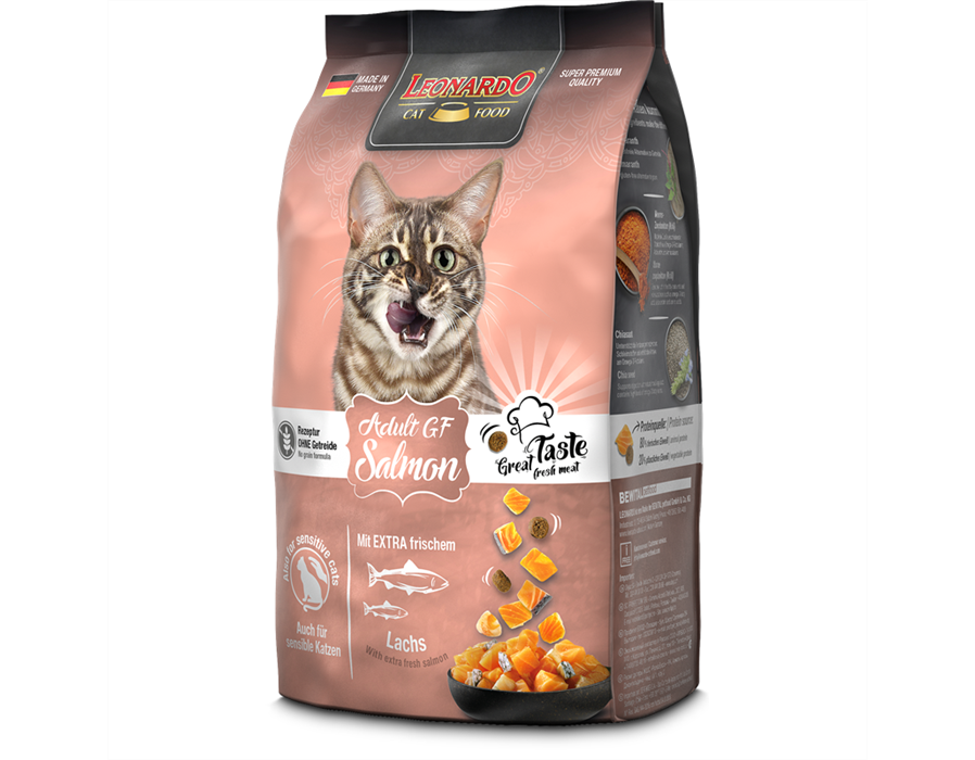 Bewital Cat Leonardo Dry Adult GF Salmon 300 g