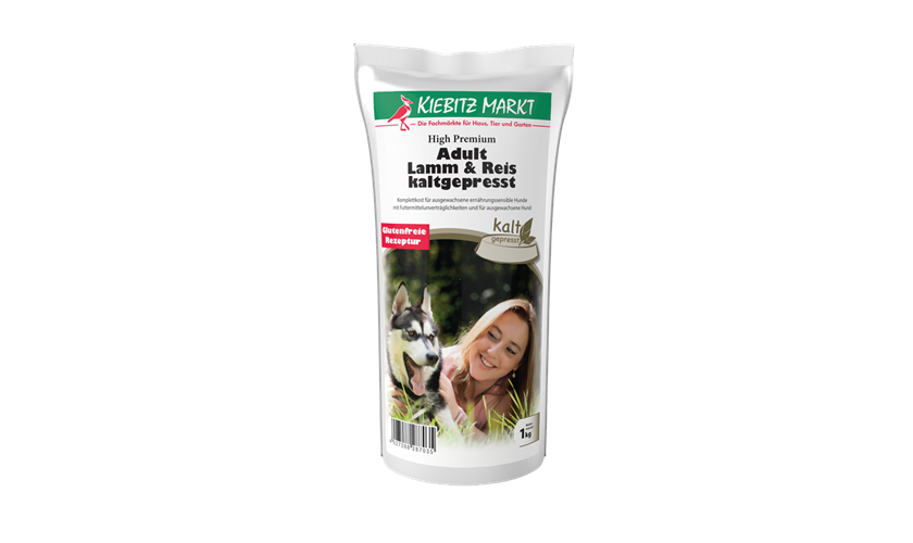 Kiebitzmarkt High Premium Adult Sensitive Lamm & Reis glutenfrei 1 kg