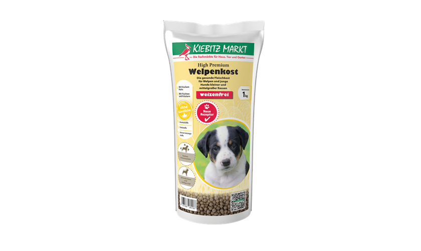 Kiebitzmarkt High Premium Welpenkost weizenfrei 1 kg
