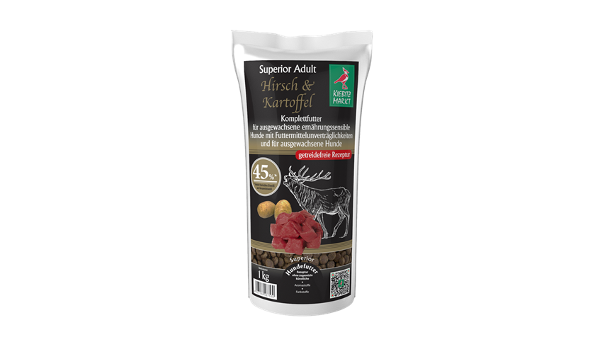 Kiebitzmarkt Superior Adult Hirsch & Kartoffel getreidefrei 1 kg