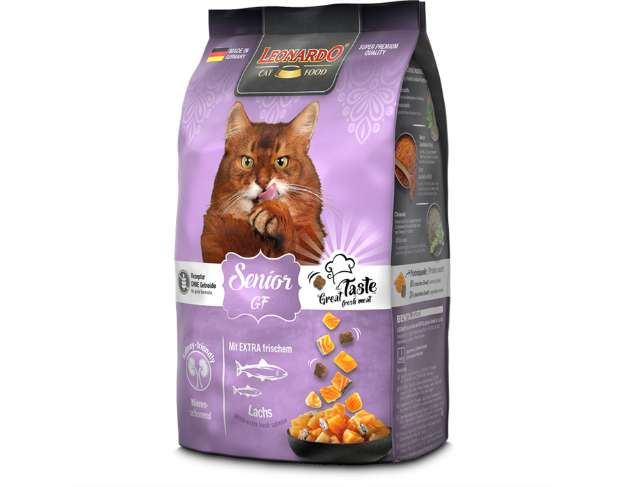 Bewital Cat Leonardo Dry Senior GF 1,8 kg