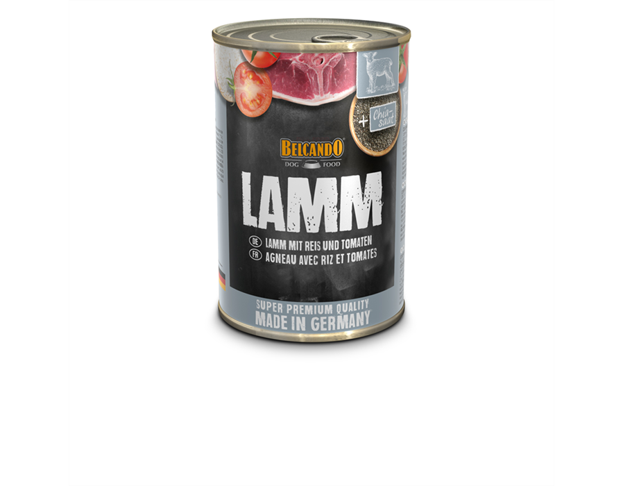 Bewital Dog BELCANDO Dose Lamm mit Reis und Tomate 400 g