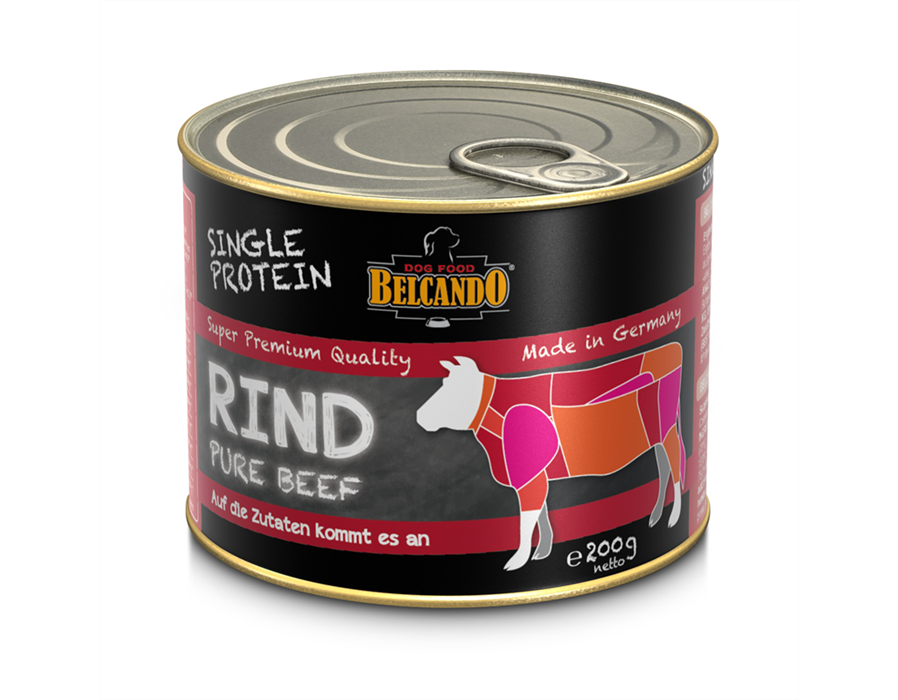 Bewital Dog BELCANDO Dose Single Protein Rind 200 g