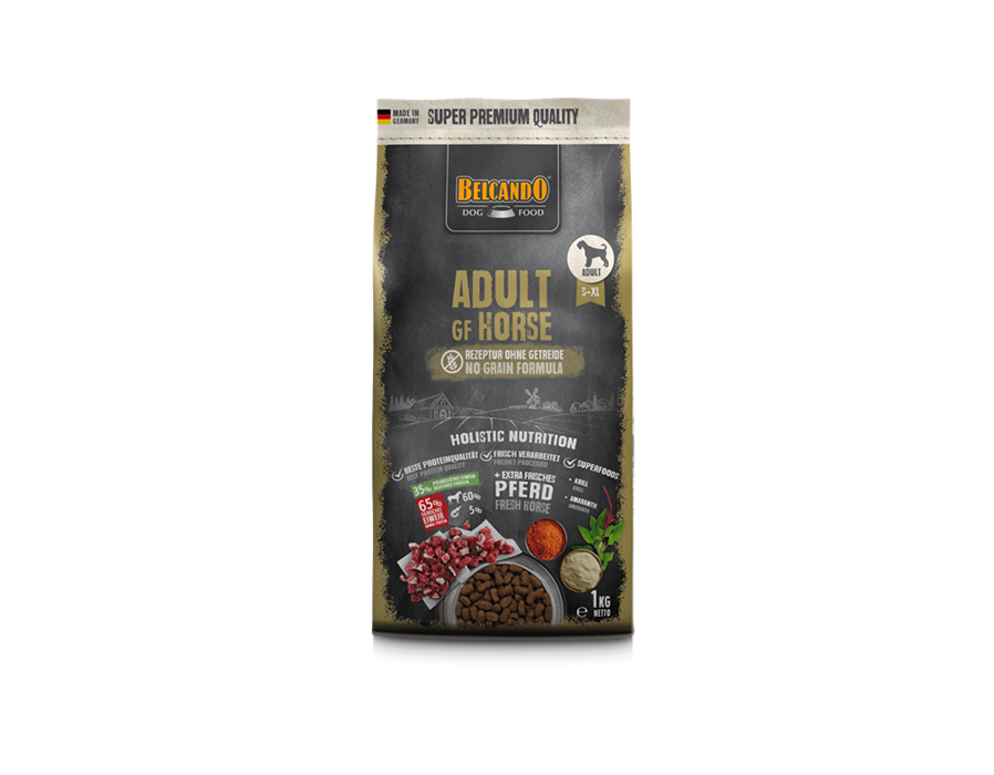 Bewital Dog BELCANDO Trockenfutter Adult GF Horse 1 kg
