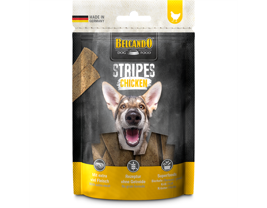 Bewital Dog BELCANDO Snack Stripes Chicken 70 g