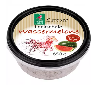 Kiebitzmarkt Larossa Leckschale Exotic (Wassermelone) 650 g Schale