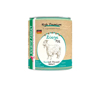 Kiebitzmarkt High Premium Dose Ziege pur