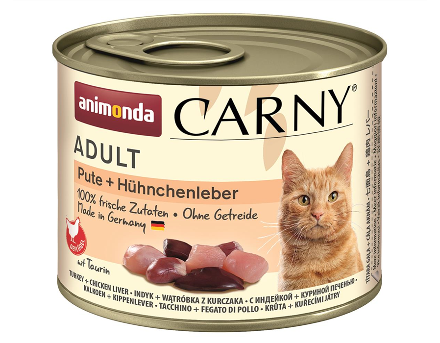 Animonda Cat Dose Carny Adult Pute&Hühnchenleber 200 g