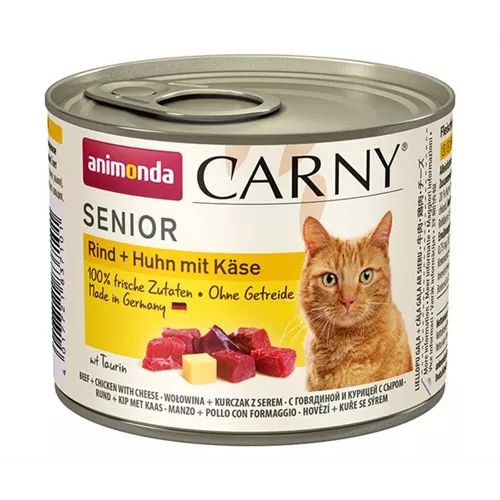 Animonda Cat Dose Carny Senior Rind & Huhn & Käse 200 g