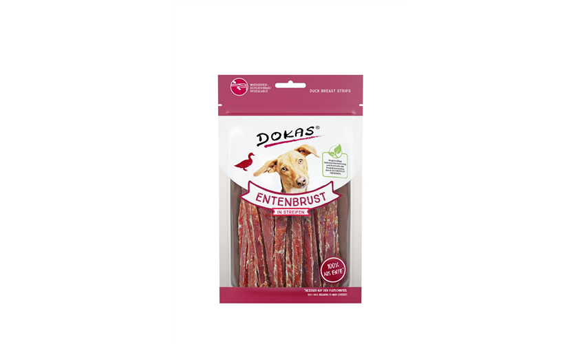 Dokas Dog Snack Entenbrust in Streifen 70 g