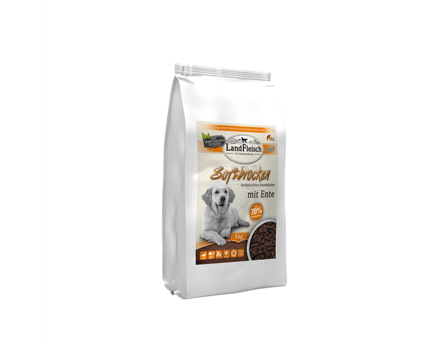 Landfleisch Dog Softbrocken mit Ente getreidefrei 5 kg